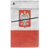 Poland Flag Distressed PS5 Slim Digital Edition Console Skin